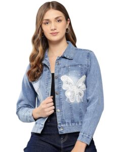 Aarika Womens Denim Jacket